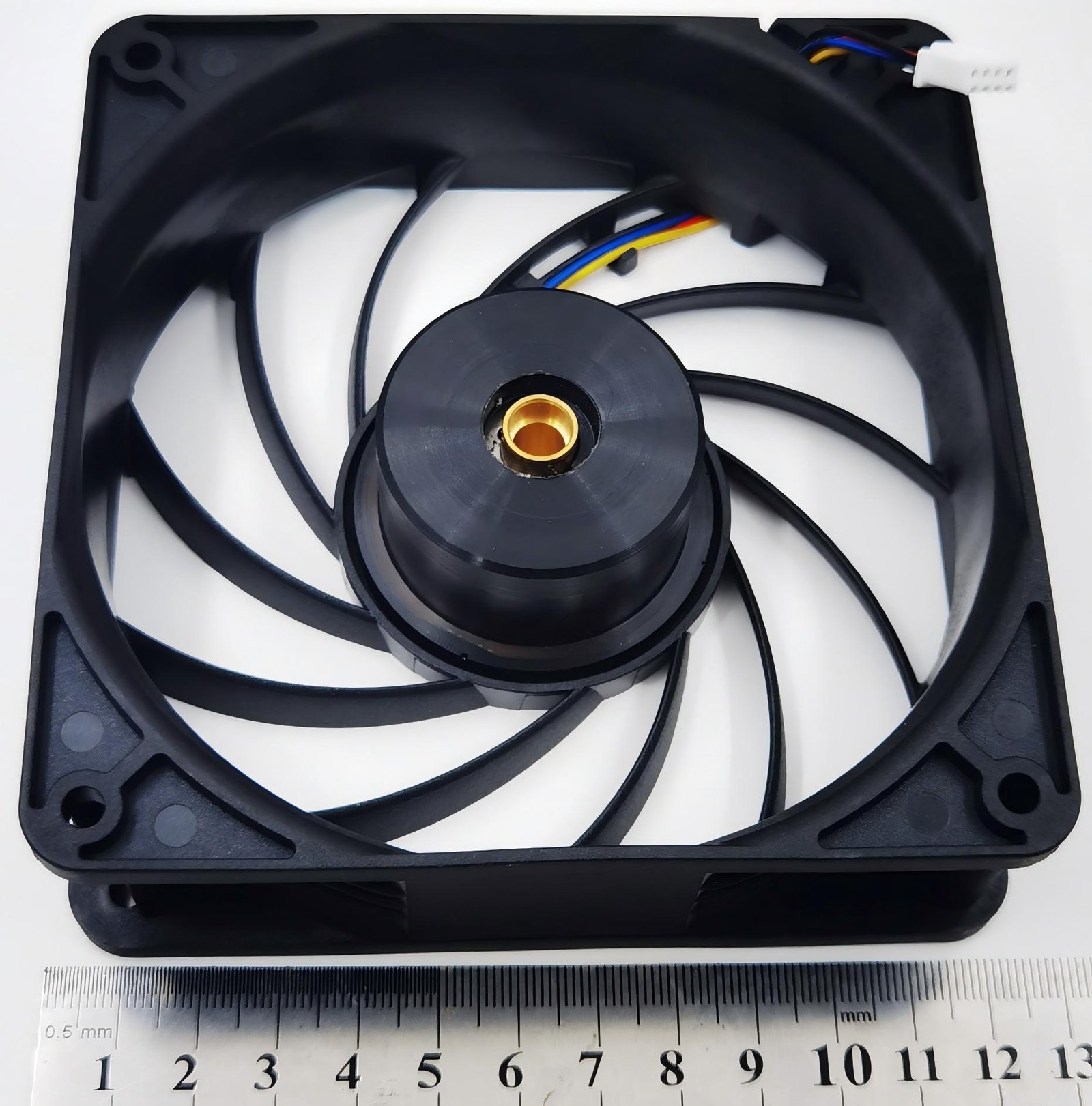 JyFan larger axial fan with potted motor and scale reference