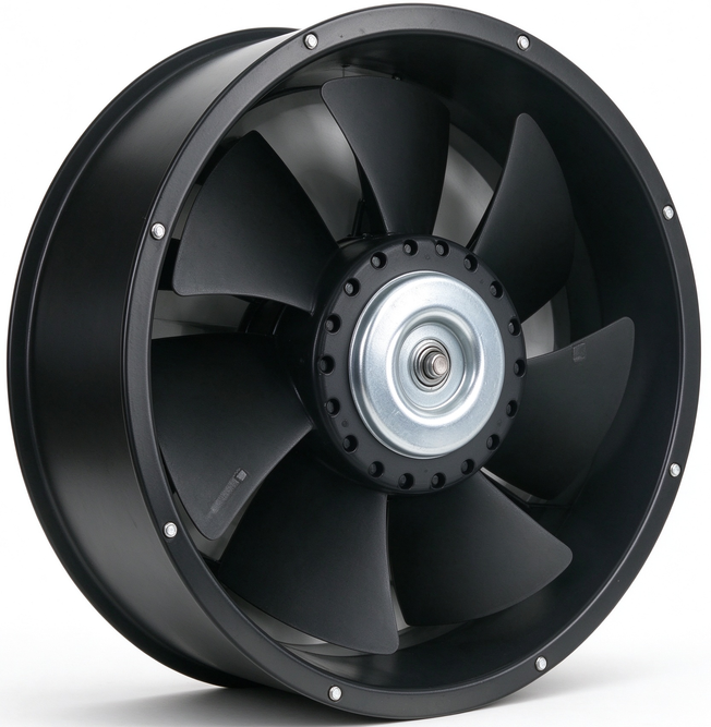 JE25489EC 254 mm diameter by 89 mm EC tube axial fan product photo